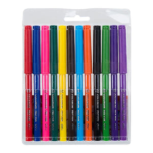 Felt Pen Set of 12 Colours 10003