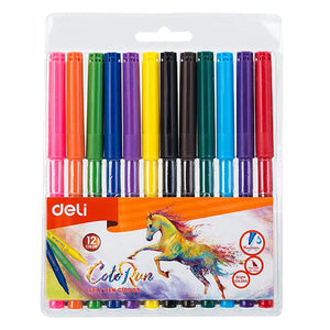 Felt Pen Set of 12 Colours 10003