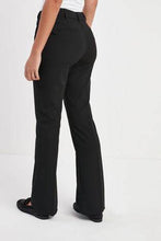 Load image into Gallery viewer, BLACK BOOT CUT TROUSERS - Allsport
