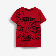 Load image into Gallery viewer, Red/Black Spider-Man™ 2 Pack Short Pyjamas (1-9yrs) - Allsport
