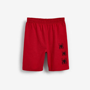 Red/Black Spider-Man™ 2 Pack Short Pyjamas (1-9yrs) - Allsport