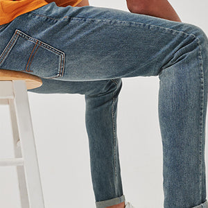 Vintage Wash Slim Fit Motion Flex Stretch Jeans