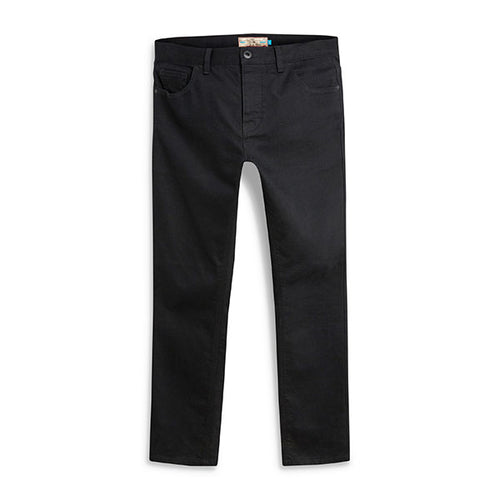 Solid Black Slim Fit Stretch Jeans - Allsport