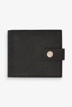 Load image into Gallery viewer, BLACK TUMBLED LEATHER BIFOLD WALLET - Allsport
