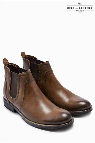 698137 TAN RTOE CHELSEA 7 EU 41 FORMAL BOOTS - Allsport