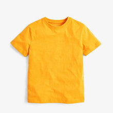 Load image into Gallery viewer, Crew Neck Yellow T-Shirt (3-12yrs) - Allsport
