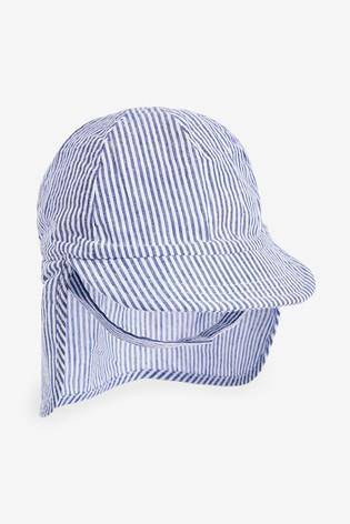 Blue Stripe Legionnaire Hat  (up to 18 months) - Allsport