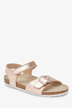 Load image into Gallery viewer, Rose Gold Corkbed Sandals - Allsport
