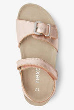 Load image into Gallery viewer, Rose Gold Corkbed Sandals - Allsport
