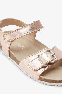 Rose Gold Corkbed Sandals - Allsport