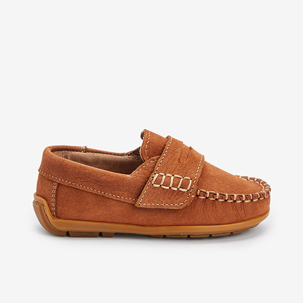 Tan Brown Penny Loafers (Younger Boys)
