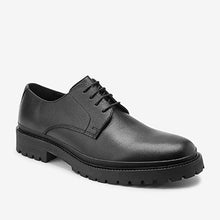 Load image into Gallery viewer, Black Cleated Derby Shoes - Allsport
