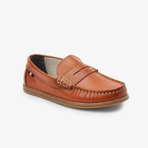 Leather Penny Loafers Tan (Older) - Allsport
