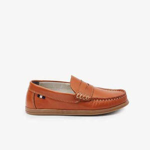 Leather Penny Loafers Tan (Older) - Allsport