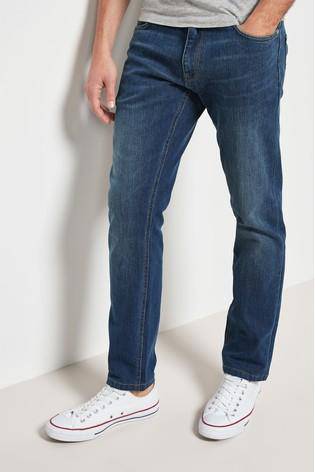MID BLUE JEANS WITH STRETCH - Allsport