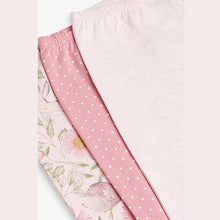 Load image into Gallery viewer, Pink Spot/Floral 3 Pack Leggings (0mths-3yrs) - Allsport
