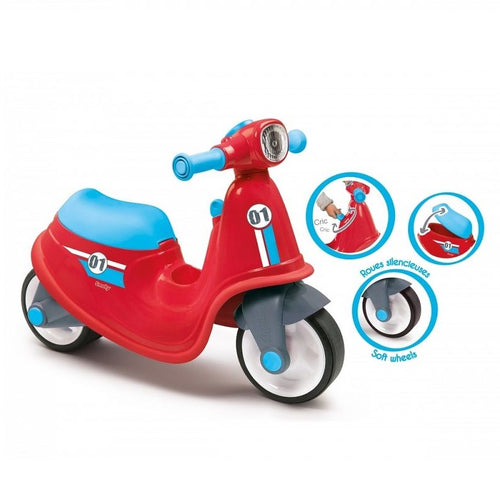 SMOBY Scooter Ride on- Red - Allsport