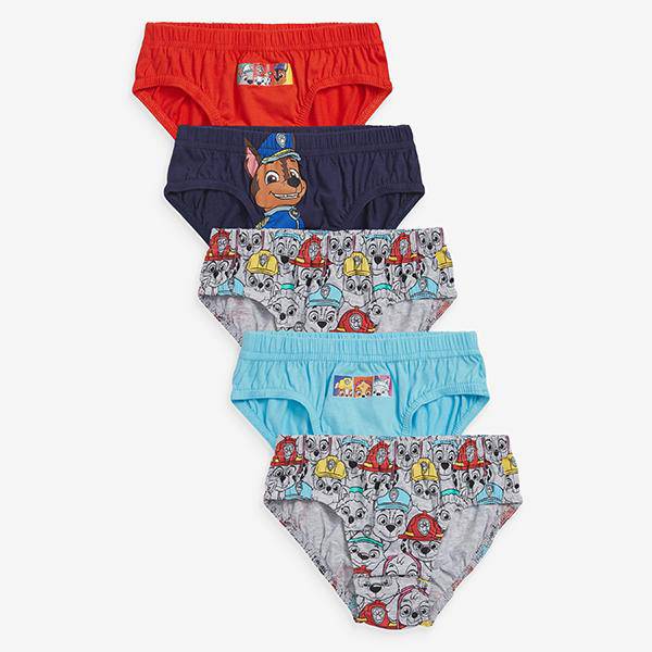 Multi 5 Pack PAW Patrol Briefs (1.5-8yrs) - Allsport