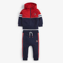 Load image into Gallery viewer, Navy/Red Colourblock Jersey (3mths-5yrs) - Allsport
