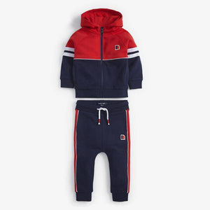 Navy/Red Colourblock Jersey (3mths-5yrs) - Allsport