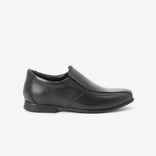Load image into Gallery viewer, Black Leather Formal Loafers (Older Boys) - Allsport

