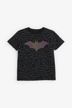 Load image into Gallery viewer, Black Batman® Logo T-Shirt (3-12yrs) - Allsport

