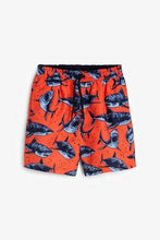 Load image into Gallery viewer, Orange Shark Swim Shorts - Allsport

