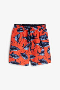 Orange Shark Swim Shorts - Allsport