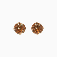 Load image into Gallery viewer, Plated Cubic Zirconia Stud Earrings - Allsport
