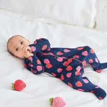 Load image into Gallery viewer, 3PK RED NAVY STRIPE SLEEPSUITS (0MTH-18MTHS) - Allsport
