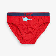 Load image into Gallery viewer, Multi 7 Pack Dino Days Of The Week Briefs (1.5-10yrs) - Allsport
