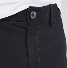 Load image into Gallery viewer, Black Slim Fit Stretch Chino Trousers - Allsport

