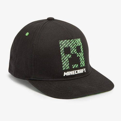 Black Minecraft Cap (Older) - Allsport