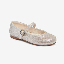 Load image into Gallery viewer, Silver and Gold Ombre Glitter Mary Jane Occasion Shoes (Younger Girls) - Allsport
