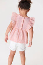 Load image into Gallery viewer, Short Sleeve Anjana Blouse Pink Jersey - Allsport
