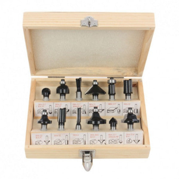 12pcs carbide router bits set