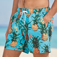 Load image into Gallery viewer, Pineapple Print Swim Shorts - Allsport
