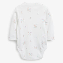 Load image into Gallery viewer, Pink 4 Pack Bunny Long Sleeve Bodysuits (0mths-18mths) - Allsport
