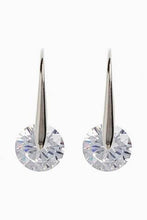 Load image into Gallery viewer, Silver Tone Sparkle Pull Through Earrings - Allsport
