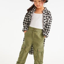 Load image into Gallery viewer, Khaki Green Cargo Trousers (3-12yrs) - Allsport
