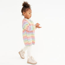 Load image into Gallery viewer, Rainbow Chenille Jumper Dress (3mths-6yrs) - Allsport
