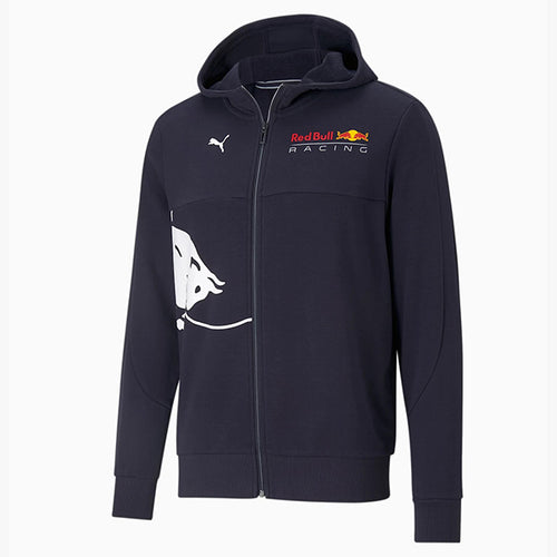 Red Bull Racing Hooded Men's Sweat Jacket - Night Sky - Allsport