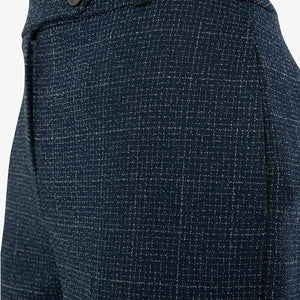 Navy Texture Slim Trousers - Allsport