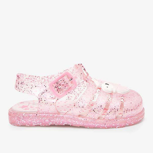 Pink Cushioned Footbed Jelly Sandals (Younger) - Allsport