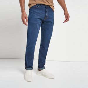 Dark Blue Slim Fit Premium Heavyweight Jeans - Allsport