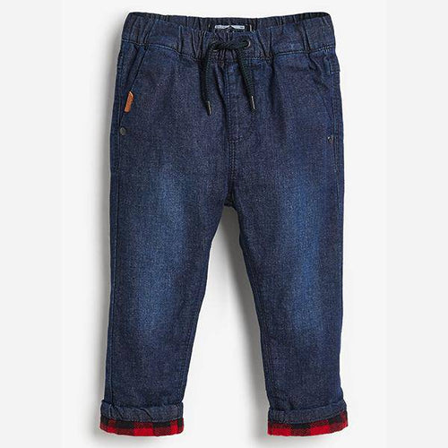 Dark Blue Denim Relaxed Fit Jeans (3mths-7yrs) - Allsport