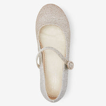 Load image into Gallery viewer, Silver/Gold Glitter Occasion Mary Jane Shoes (Older Girls) - Allsport
