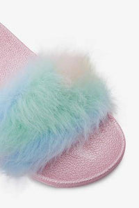 Multi Faux Fur Sliders - Allsport