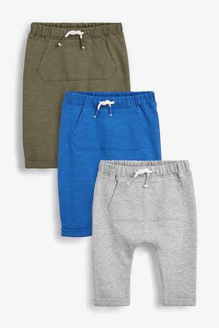 Bright 3 Pack Joggers  (up to 12 months) - Allsport