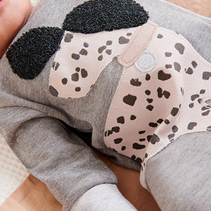 Monochrome Dog Baby 3 Pack Sleepsuits (0mths-18mths) - Allsport